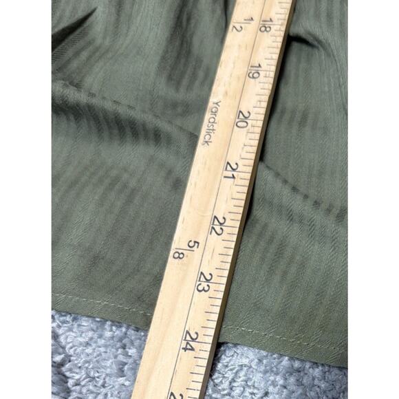 Banana Republic Women's Green Flutter Sleeve Blouse Boho Whimsy Lagenlook L - Picture 6 of 8